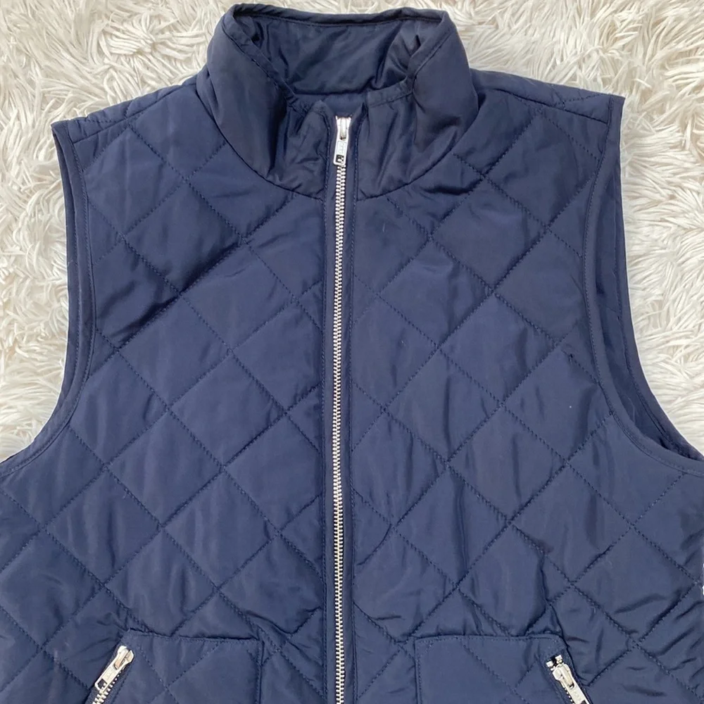 Loft Quitted Vest 💗 Navy - Picture 5 of 16
